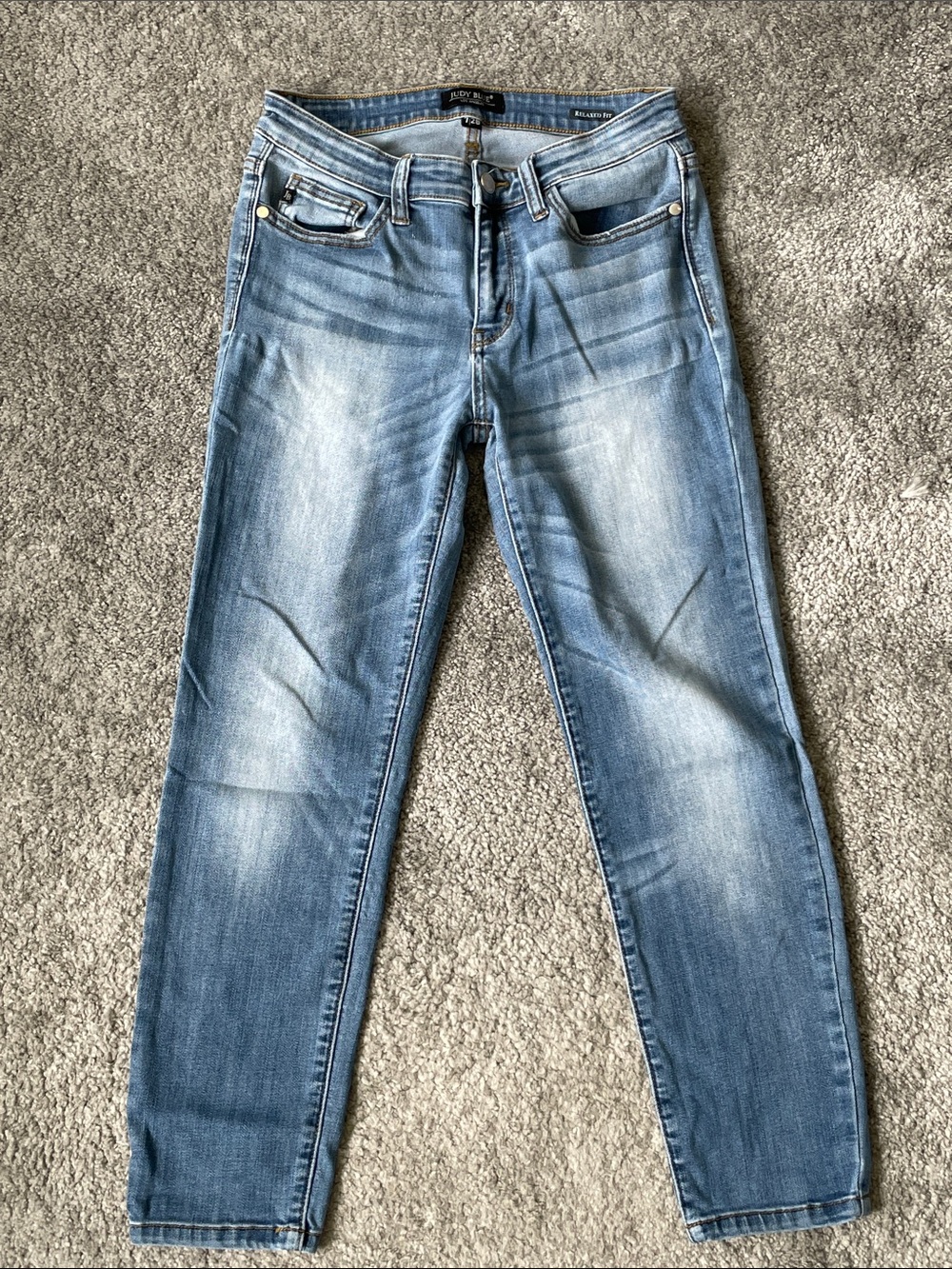 VGC Judy Blue Relaxed Fit Light Wash Jeans - Size 7/28